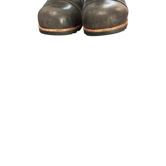 Sorel Cate the Great Boots Gray Wedge Suede Knee High Lace Up Casual Size 7 - Picture 9 of 13